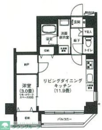 アイルプレミアム押上ノルドの物件間取画像